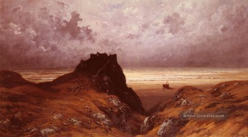  Schloss Kunst - Schloss auf der Insel von Skye Landschaft Gustave Dore berg